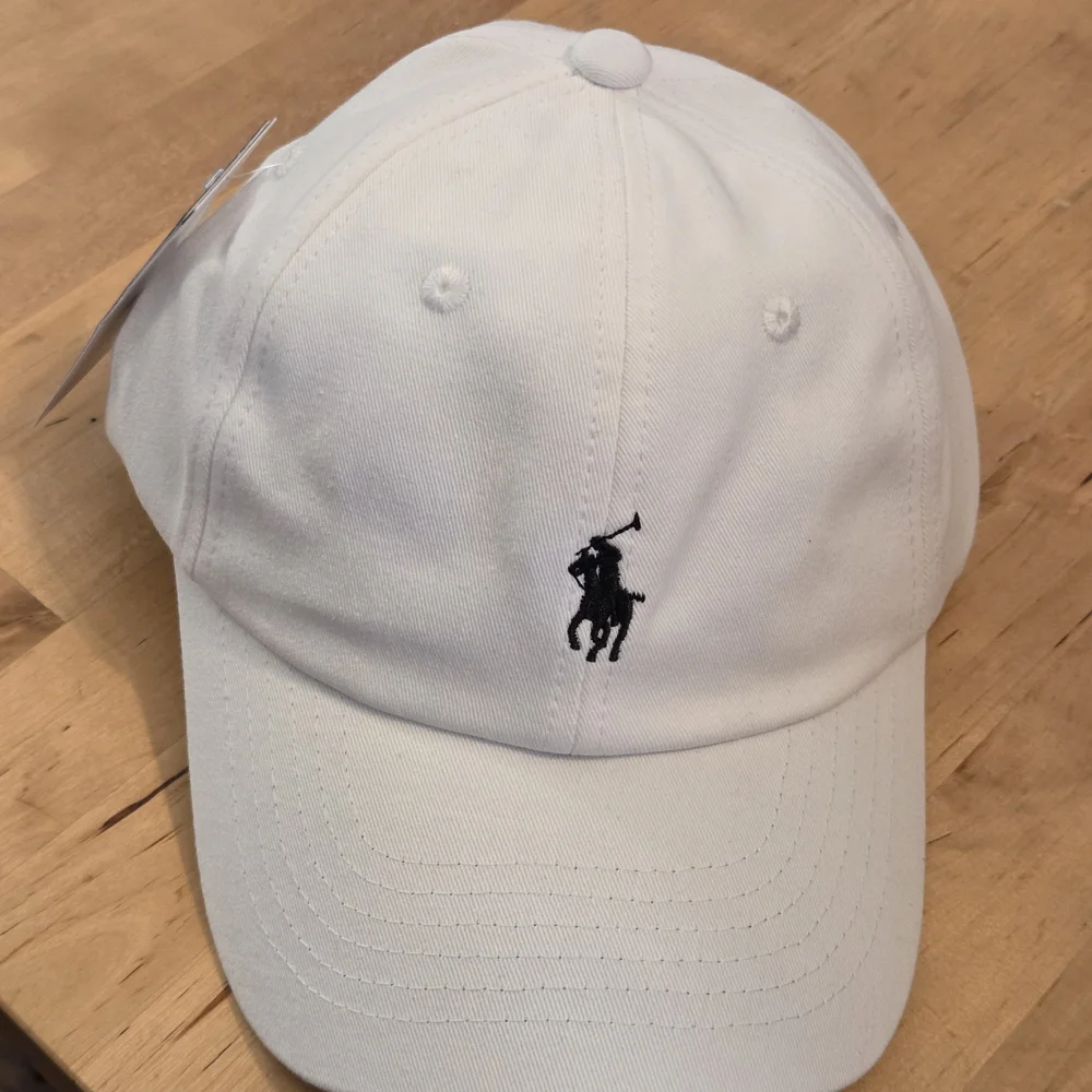 Polo by Ralph Lauren White W/ Black Cap